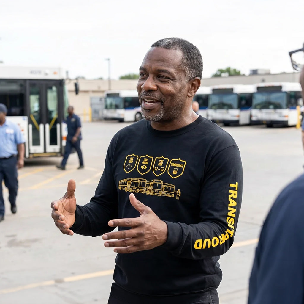 Look Ahead “Transit Safety Principles” Long Sleeve Shirt